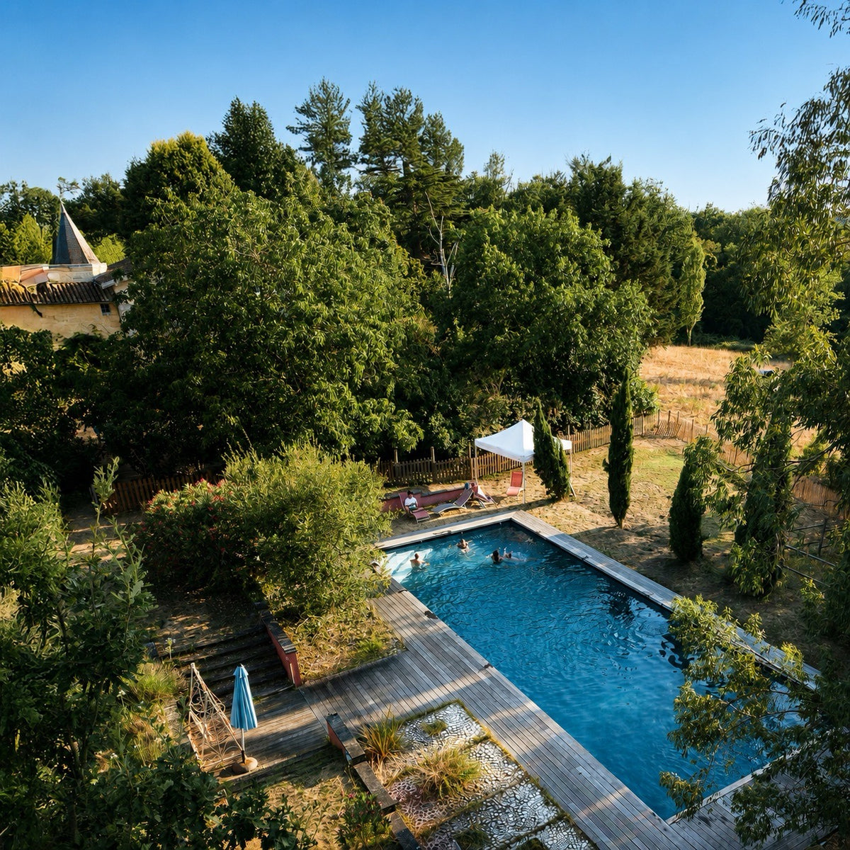 Les Hauts de Compassant, the Green Room